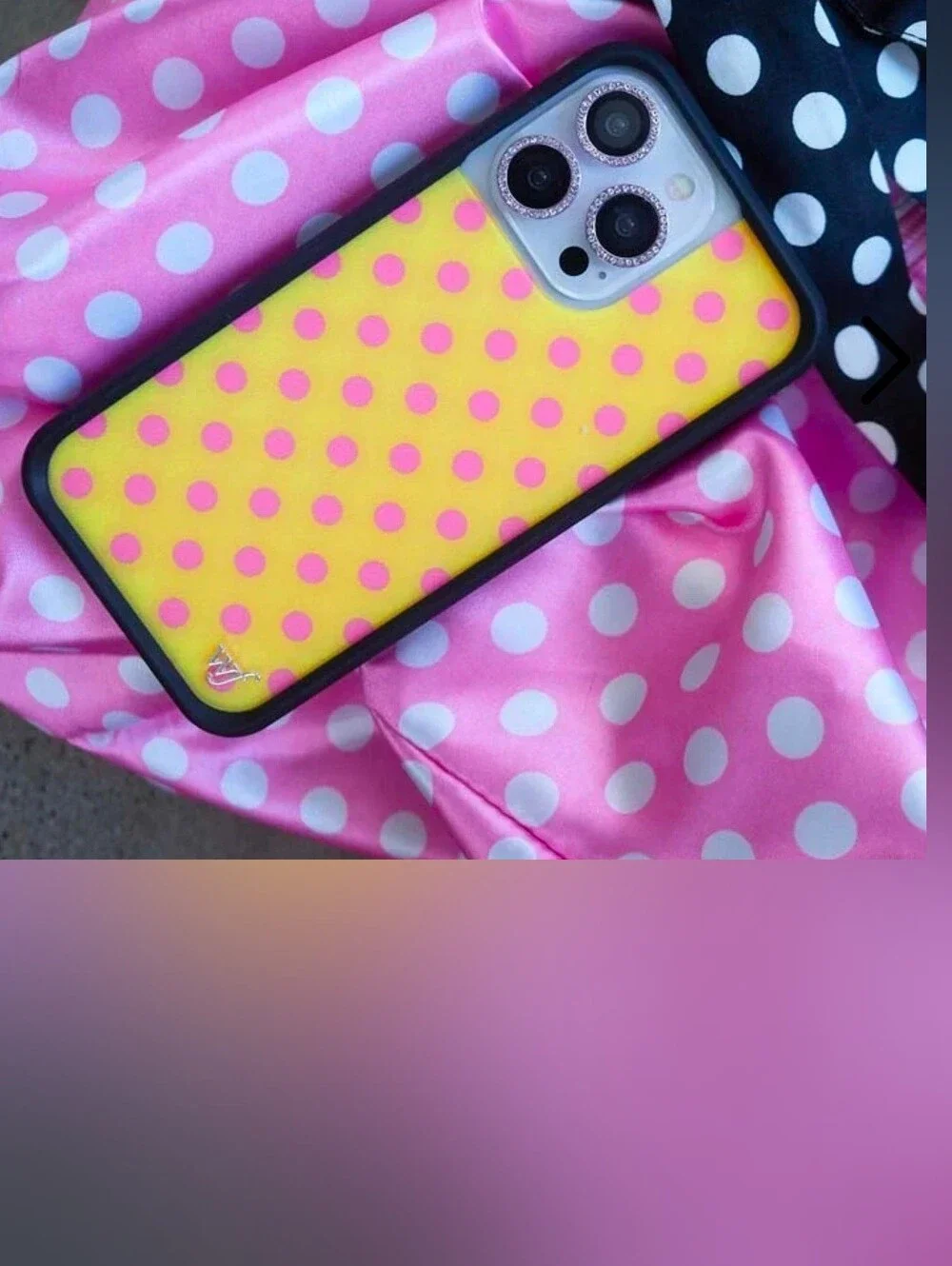 Wildflower Polka Dot | Yellow and Pink, New in Case
